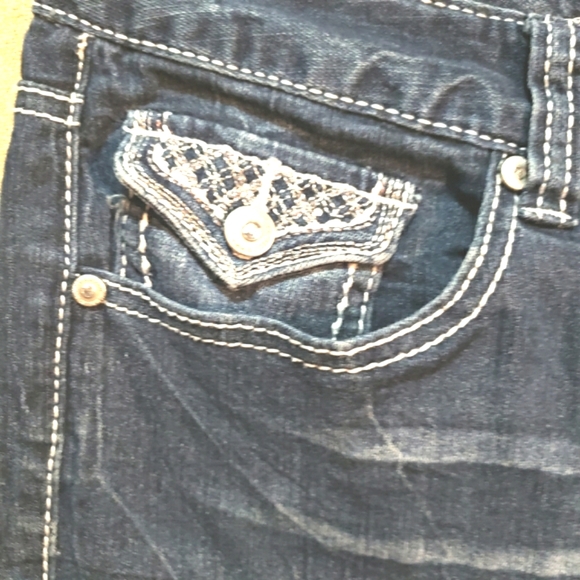 Rhythm in Blues Women's Denim Capri Jeans Size 14 - Picture 3 of 9